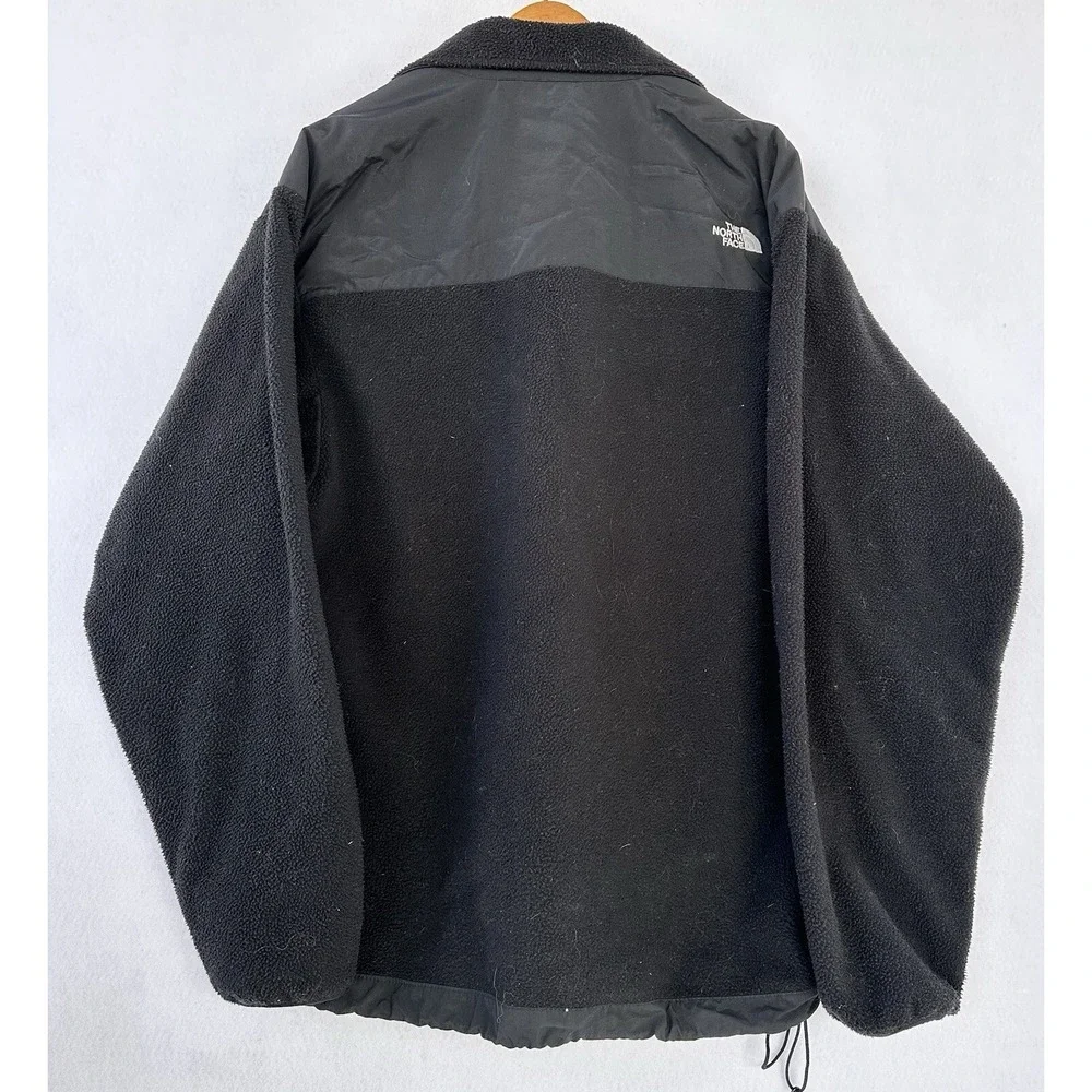 North Face Black Fleece Jacket Full Zip Up Men's XXL Comfort Athleisure